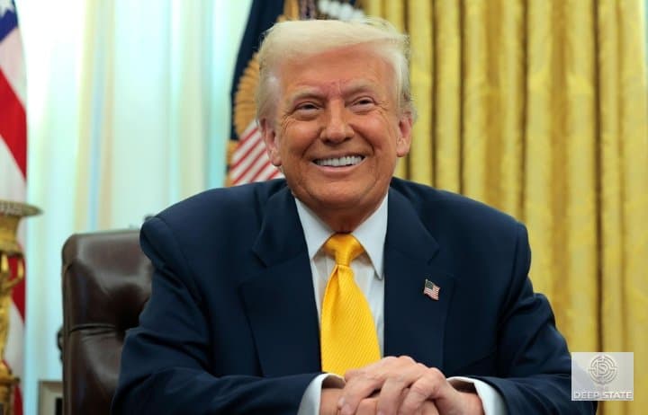 U.S. President Donald Trump speaks to reporters as negotiations with Iran approach a critical stage