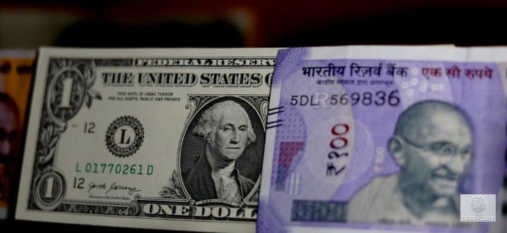 The Indian rupee touched a fresh all-time low against the US dollar as global economic uncertainty and rising oil prices rattled currency markets.